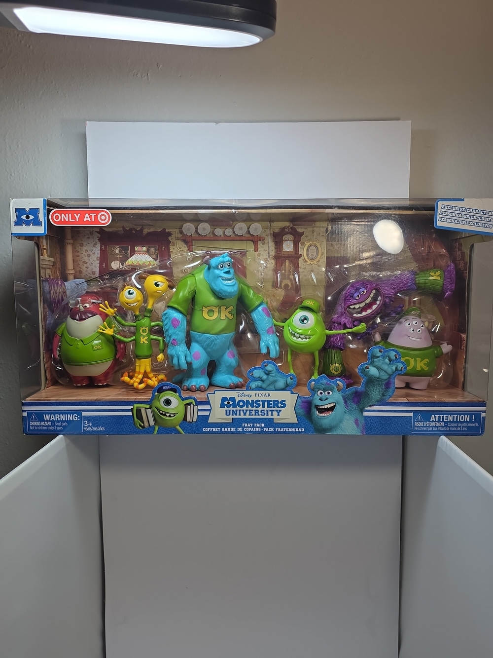 Disney Pixar Monsters University Frat Pack Figure Set Target Exclusive NIB